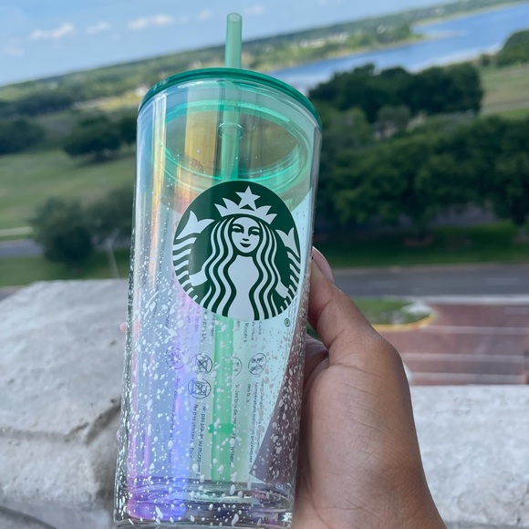 Starbucks Glass Speckle Cup